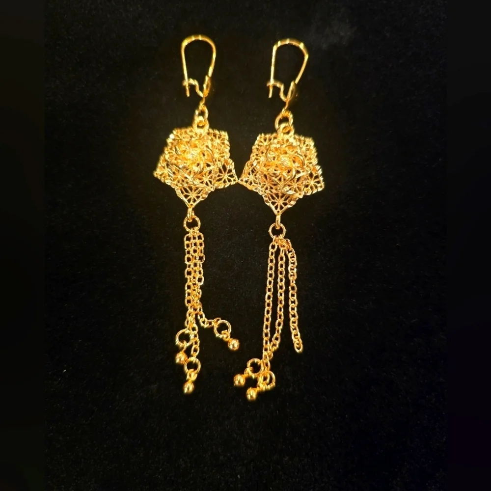 21kgp Duabi gold earings